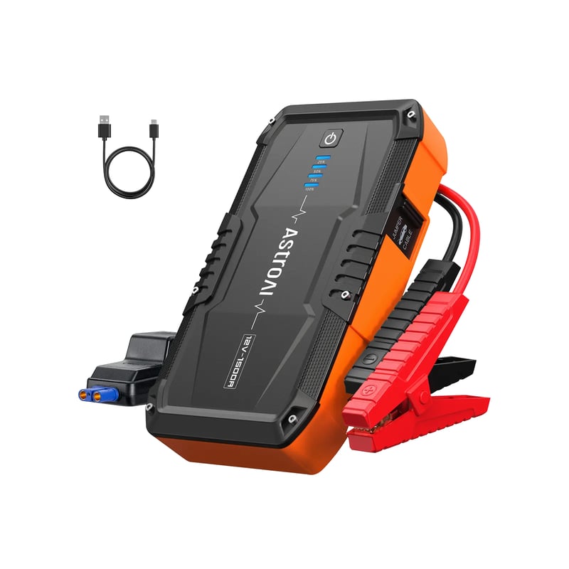 AstroAI T8 Battery Jump Box 2500A with LCD